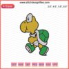 Koopa Mario Embroidery Designs File featuring iconic Mario character, ideal for machine embroidery projects.