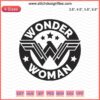 Wonder Woman logo embroidery design file, DC Comics machine embroidery patterns, superhero emblem.