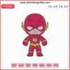 Baby Flash Embroidery Designs File, DC Comics-inspired machine embroidery featuring cute Flash character, superhero embroidery pattern.