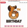 6th Birthday Lion King Embroidery Designs File: Simba-themed machine embroidery pattern for kids' birthday apparel.