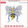 Beedrill Embroidery Designs File: Unique Pokemon Beedrill Machine Embroidery Patterns for Creative Stitching.
