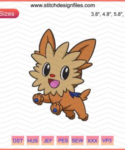 Magikarp Pokemon Embroidery Design File, Vibrant Machine Embroidery Patterns, Digital Download, Pokemon Stitch Designs