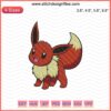 Eevee Pokemon Embroidery Designs File, featuring detailed Eevee patterns for machine embroidery. Perfect for Pokemon fans.