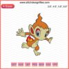 Chimchar Pokemon Embroidery Designs File for Machine Embroidery, Cute Chimchar Pattern, Pokemon Embroidery Design Download