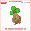 Bonsly Pokemon Embroidery Designs File – Cute digital pattern for machine embroidery, perfect for Pokemon fans and craft projects.
