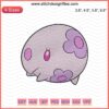 Munna Pokemon embroidery designs file, vibrant machine embroidery design featuring Munna, perfect for crafty Pokemon enthusiasts.