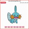 Mudkip Pokemon Embroidery Design, Machine Embroidery File, Cute Water-Type Stitch Pattern for DIY Craft Projects