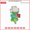 Roserade Pokemon Embroidery Design File, Machine Ready, Colorful Stitch Pattern, DIY Craft, Downloadable Pokemon Design