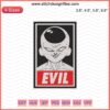Frieza Evil Embroidery Design, Dragon Ball Machine Embroidery, Anime Villain Stitch Pattern, Digital File Download