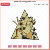 Naruto Shippuden embroidery pattern, digital download for machine embroidery featuring iconic characters and symbols.