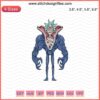 Rick Venom Embroidery Design File: Vibrant Rick and Morty machine embroidery patterns for customized apparel crafts.