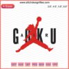 Goku Nike Air embroidery design files, futuristic anime athletic embroidery patterns for machine stitching, Dragon Ball-inspired.