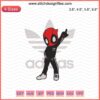 Adidas x Deadpool Marvel Embroidery Design File, Adidas Embroidery Machine Stitching, Superhero Character Pattern