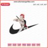 Nike x Renji Abarai Embroidery Designs File featuring anime-inspired Nike logo, unique graphic patterns, machine embroidery ready.