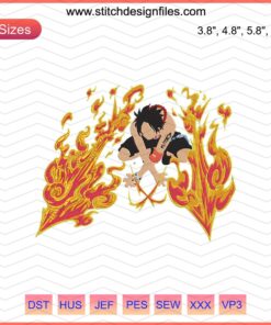Naruto Machine Embroidery Designs, Ace Embroidery Patterns, Anime Embroidery Files, Digital Download, Ninja Character Stitches