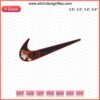 "Unique Luffy Gear Four x Nike embroidery design file showcasing anime-inspired Nike machine embroidery pattern."