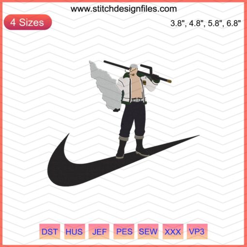 Smoker x Nike One Piece Embroidery Design File, Machine Embroidery Pattern, Trendy Logo Stitch, DIY Sewing Project