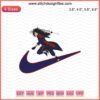 "Nike x Madara Uchiha Embroidery Design File: High-quality Nike machine embroidery featuring iconic Naruto character design."