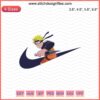 Nike Naruto Attack Embroidery Designs File - Anime-inspired Nike machine embroidery with iconic characters, custom apparel design.