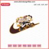 Nike x Ace Attack embroidery design, black and white logo, swoosh pattern, machine embroidery file, detailed stitching design.
