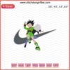 Nike x Killua and Gon Embroidery File, featuring vibrant Nike machine embroidery designs inspired by Hunter x Hunter anime characters.