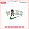 Nike Chibi Sasuke Embroidery Design File: Adorable Sasuke Uchiha graphic for machine embroidery, The Last edition.