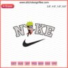 Chibi Naruto Shippuden embroidery design file featuring Nike logo, perfect for machine embroidery enthusiasts.