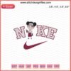 Nike Chibi Tenten Embroidery Design File for Machine Embroidery, Cute Chibi Style, Nike Logo, Unique Sewing Pattern