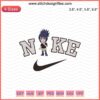 Chibi Anko Nike embroidery design file, perfect for machine embroidery with unique cartoon style. Download Nike designs today.