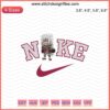 Nike x Chibi Jiraiya embroidery designs file, featuring detailed Nike-themed machine embroidery patterns.