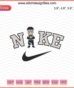 Nike x Chibi Yamato Embroidery Designs File, featuring exclusive Nike machine embroidery patterns, intricate Chibi Yamato motifs.