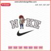 Childhood Gaara-inspired Nike embroidery design file; perfect for Nike machine embroidery enthusiasts.