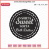Yellowstone-inspired "Sorta Sweet Sorta Beth Dutton" embroidery design file for machine embroidery enthusiasts.