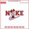 Minnie Mouse Nike Love Embroidery Design File, Cute Nike Embroidery Pattern, Machine Embroidery Design.