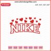 Nike Lovely Embroidery Designs File featuring detailed Nike logo patterns, ideal for machine embroidery projects.