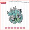 Squirtle Tanjiro Embroidery Design File, Kimetsu x Pokemon Machine Embroidery, Unique Anime Crossover Pattern