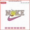 Nike SpongeBob SquarePants Lew Lew Embroidery Designs File featuring SpongeBob theme for Nike machine embroidery projects.
