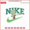 Squidward Nike embroidery designs file, perfect for machine embroidery projects, unique cartoon pattern.