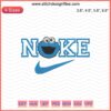 Nike Cookie Monster Head Embroidery Design File, Nike Machine Embroidery, Sesame Street, Nike Logo, Digital Stitching Pattern