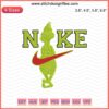 Nike Grinch Body Embroidery Designs File showcasing intricate Grinch-inspired patterns for Nike apparel, perfect for machine embroidery.