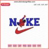 Nike Spider Man Attack Embroidery Design, Machine Embroidery File with Spider-Man graphics and Nike logo, digital download.