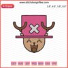 Tony Tony Chopper Embroidery Design File - Cute Face, Anime One Piece, Machine Embroidery, Kawaii Chopper Design