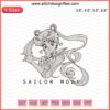 Sailor Moon Outline Embroidery Designs File, Pretty Guardian Machine Embroidery Patterns, Magical Girl Stitching Templates