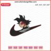 Black Goku Embroidery File, Nike Machine Embroidery Design, Anime-Inspired, Instant Download, Compatible with Embroidery Machines
