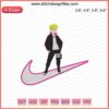 Boruto Body Nike Embroidery Design File, Machine Embroidery Design featuring Boruto-inspired Nike logo.