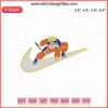Naruto Child Attack Nike Embroidery Design File: Vibrant anime character embroidery for Nike-themed projects.