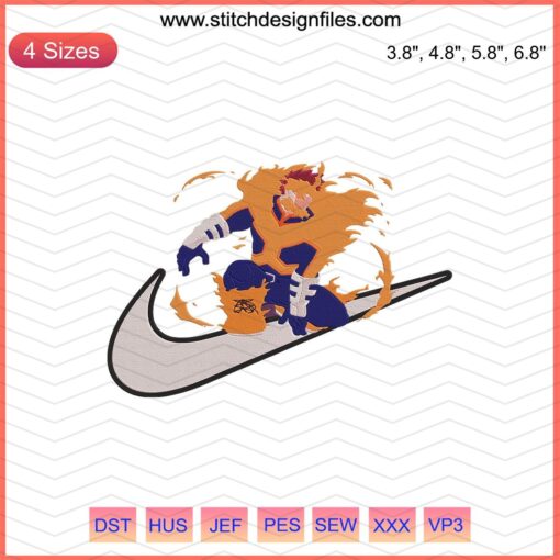 Endeavor Nike Embroidery Designs File: High-quality Nike machine embroidery pattern, intricate sports logo, digital download.