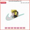 Naruto Nike Embroidery Design File - Machine Embroidery, Nike Swoosh with Naruto theme, Digital Download