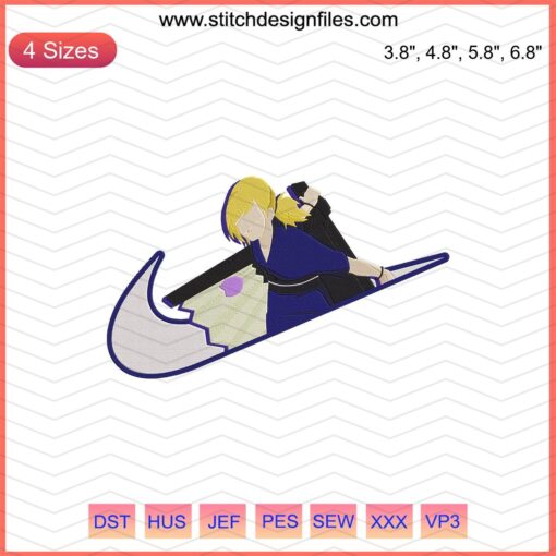Temari x Nike Embroidery File, Nike Machine Embroidery Designs, Temari-inspired patterns, Custom Nike sportswear detail.