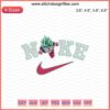 Nike x Goku Super Saiyan Blue Embroidery Designs File, featuring Goku in Super Saiyan Blue form for Nike machine embroidery patterns.